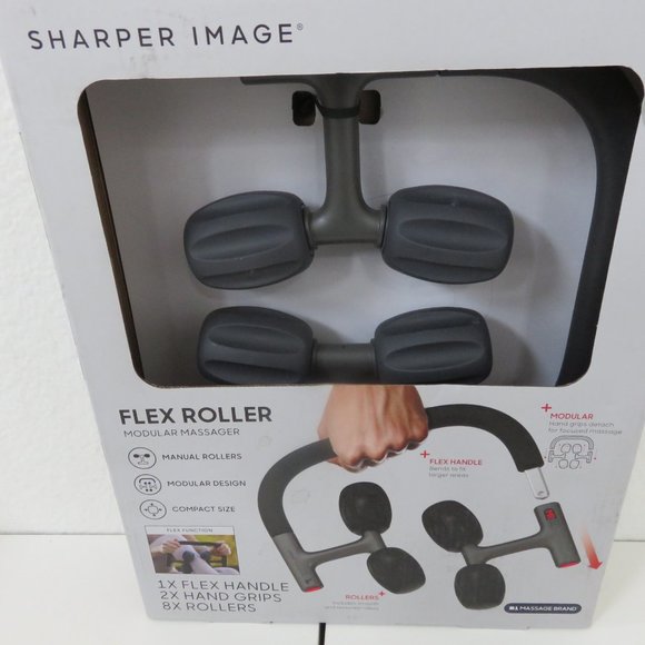 (#C-1) Sharper Image Flex Roller, Modular Massager Compact Size - 8 Rollers - Picture 3 of 5